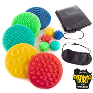 Sensoryczne dyski - gra pamięciowo dotykowa