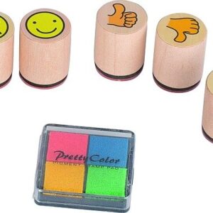 Stemple w słoiczku Twarze i symbole