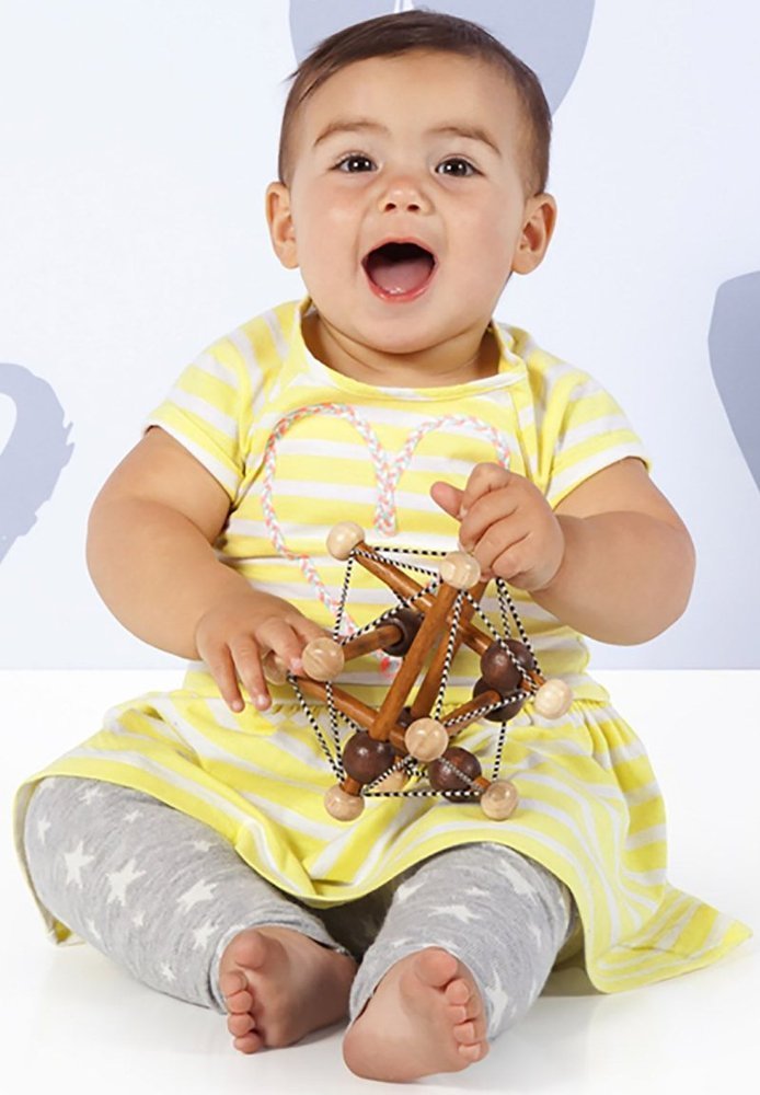 Brązowa przestrzenna bryła Manhattan Toy