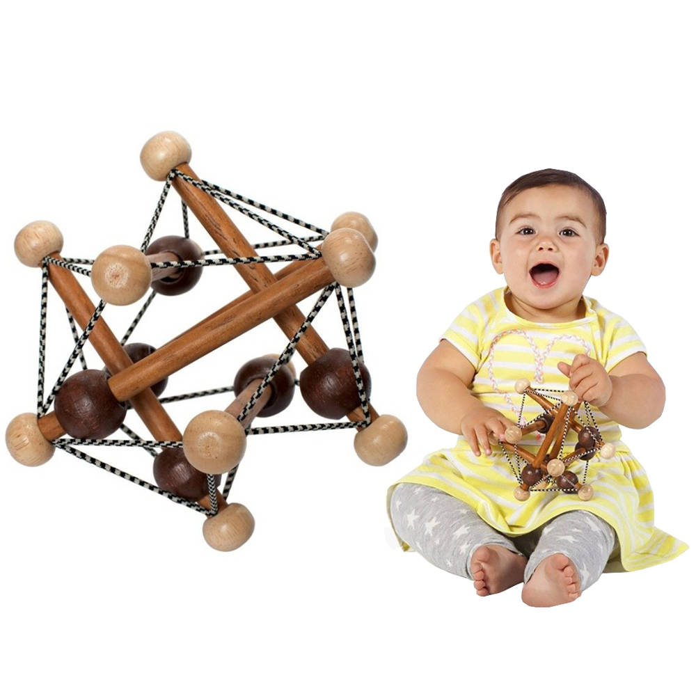 Brązowa przestrzenna bryła Manhattan Toy - obrazek 4