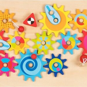 Układanka tęczowe koła zębate Sieć trybów Goki
