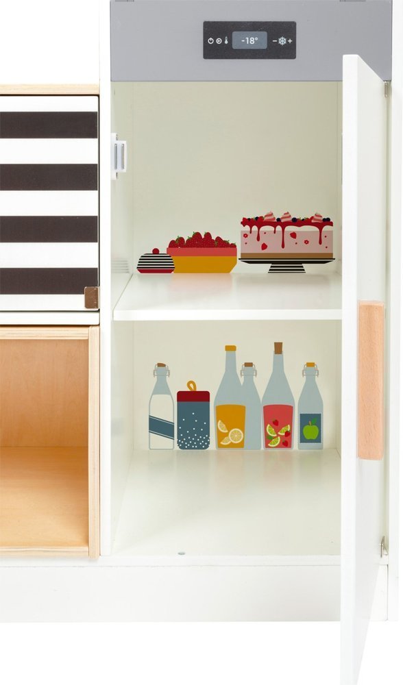 Drewniana kuchnia narożna z pralką i akcesoriami Small Foot Design - obrazek 10