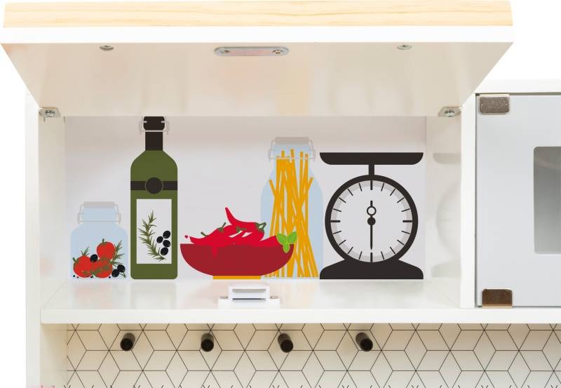 Drewniana kuchnia narożna z pralką i akcesoriami Small Foot Design - obrazek 9