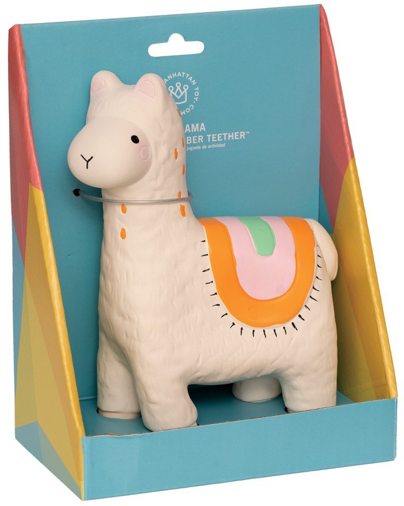 Gryzak owocowy gumowy Lili Lama Manhattan Toy - obrazek 7