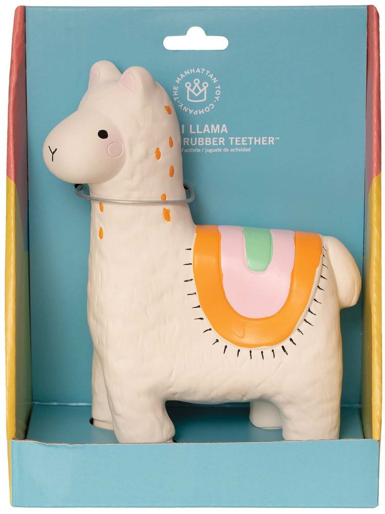 Gryzak owocowy gumowy Lili Lama Manhattan Toy - obrazek 6
