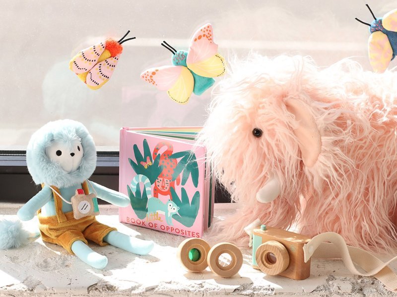 Zestaw 3 pacynek na palce Motyle Natural Historian Manhattan Toy - obrazek 6