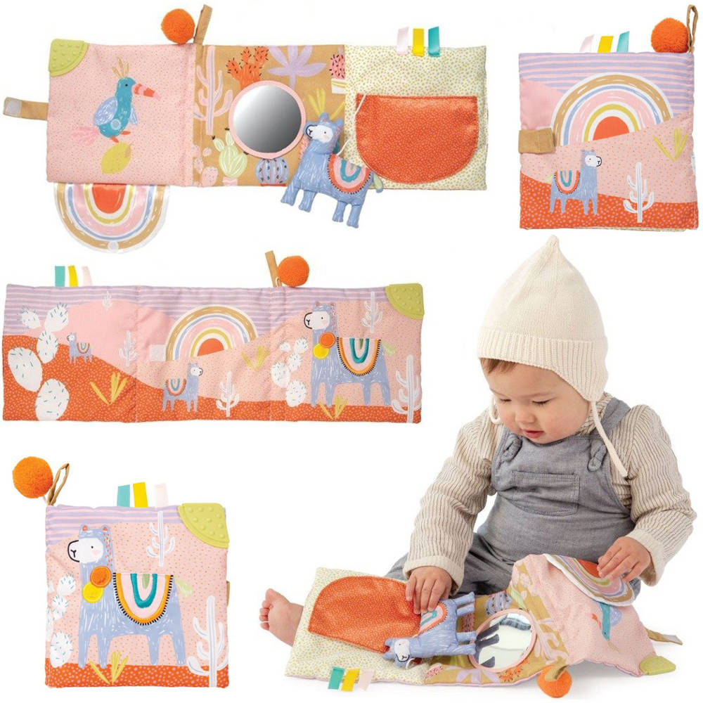 Pierwsza książeczka dziecka Przygody Lamy Manhattan Toy - obrazek 10