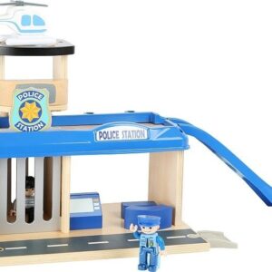 Posterunek policji z akcesoriami do kolejki Small Foot World