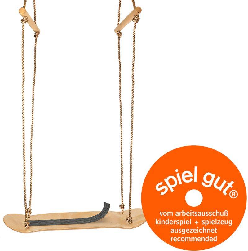 Drewniana huśtawka z deskorolką Small Foot - obrazek 2