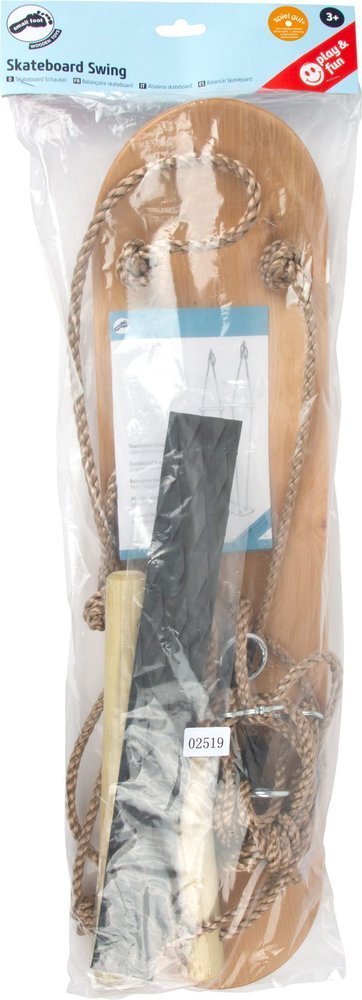 Drewniana huśtawka z deskorolką Small Foot - obrazek 6