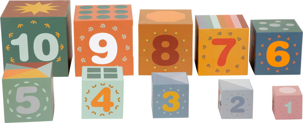 Kostki do układania wieży Safari Small Foot - obrazek 5