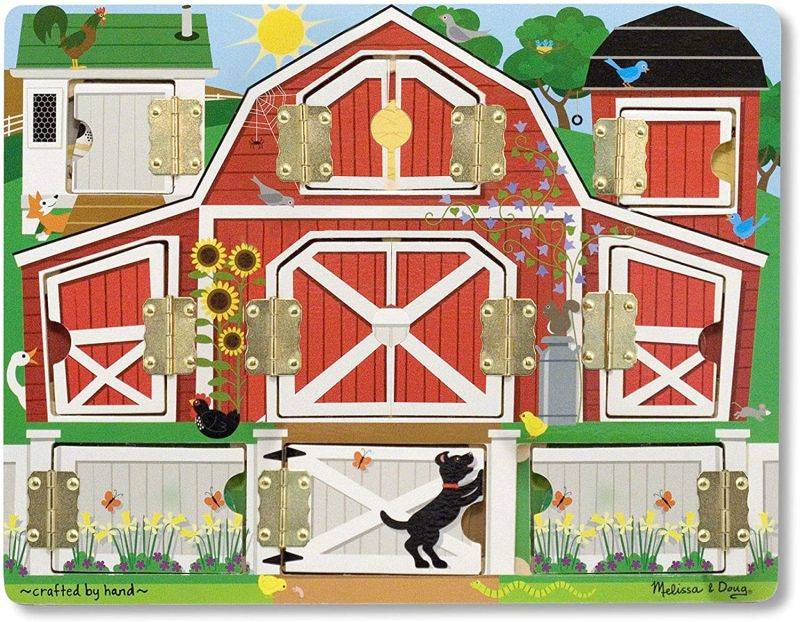 Drewniana magnetyczna tablica manipulacyjna Farma Melissa & Doug - obrazek 4