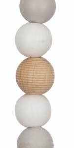 Łańcuszek do smoczka Gwiazdka biel i szarość Goki Baby