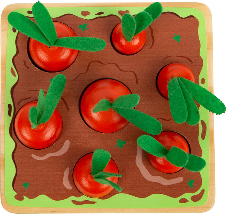 Drewniana gra w dopasowywanie kształtów Marchewka Small Foot - obrazek 3