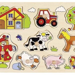 Układanka z elementami do wkładania, gospodarstwo VI...