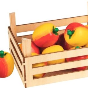 Owoce w skrzynce, jabłka, 10 elementów.