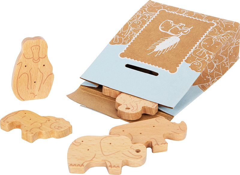 Drewniane ciastka zwierzątka Fresh Small Foot - obrazek 2