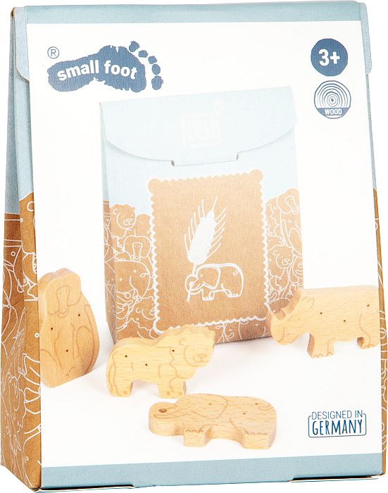 Drewniane ciastka zwierzątka Fresh Small Foot - obrazek 8