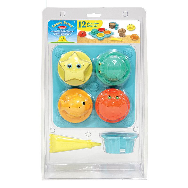 Foremki do piasku, wody zabawa na plaży babeczki Melissa and Doug - obrazek 3