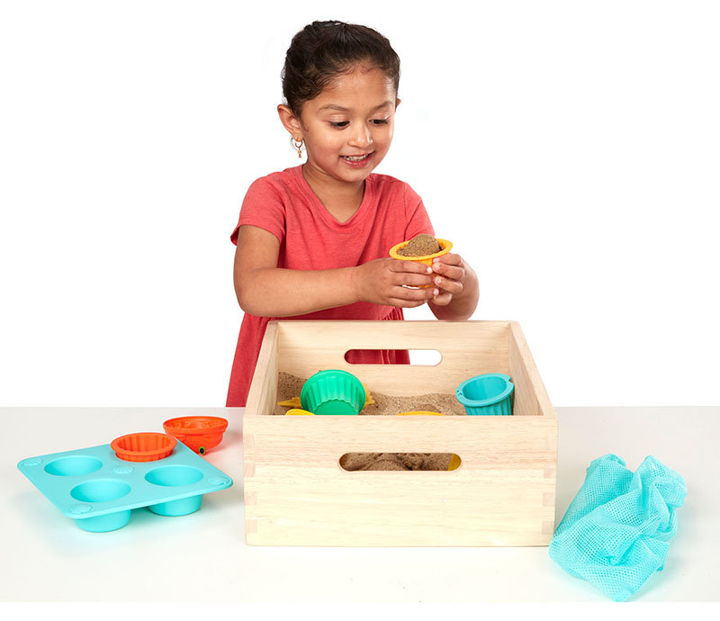 Foremki do piasku, wody zabawa na plaży babeczki Melissa and Doug - obrazek 11