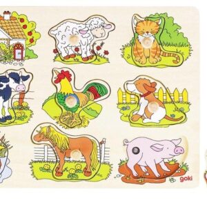 Układanka z dużymi elementami i efektami dźwiękowymi