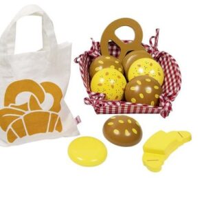 Koszyk z pieczywem i torbą