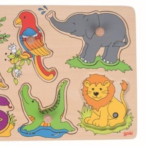 Układanka z dźwiękiem. Moje zoo