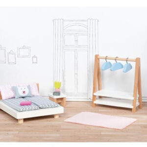 Meble dla lalek Stylowa sypialnia Goki