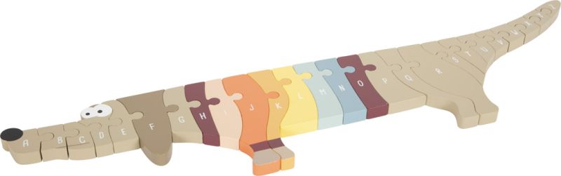Drewniane puzzle Alfabet jamnik Small Foot - obrazek 5