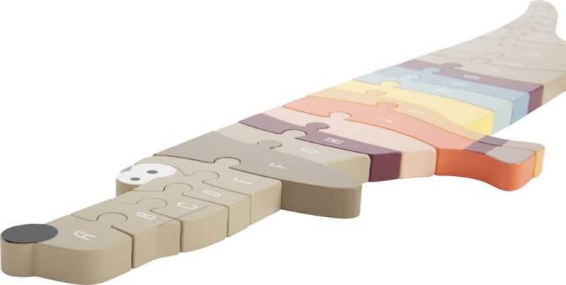 Drewniane puzzle Alfabet jamnik Small Foot - obrazek 6