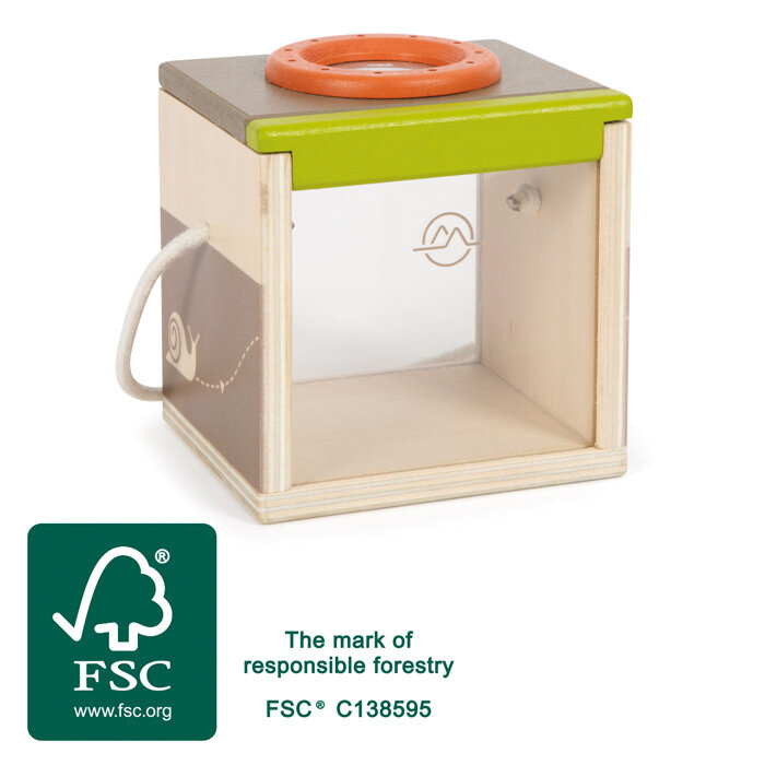 Pudełko i szkło powiększające 2w1 do obserwacji owadów Discover Small Foot - obrazek 4